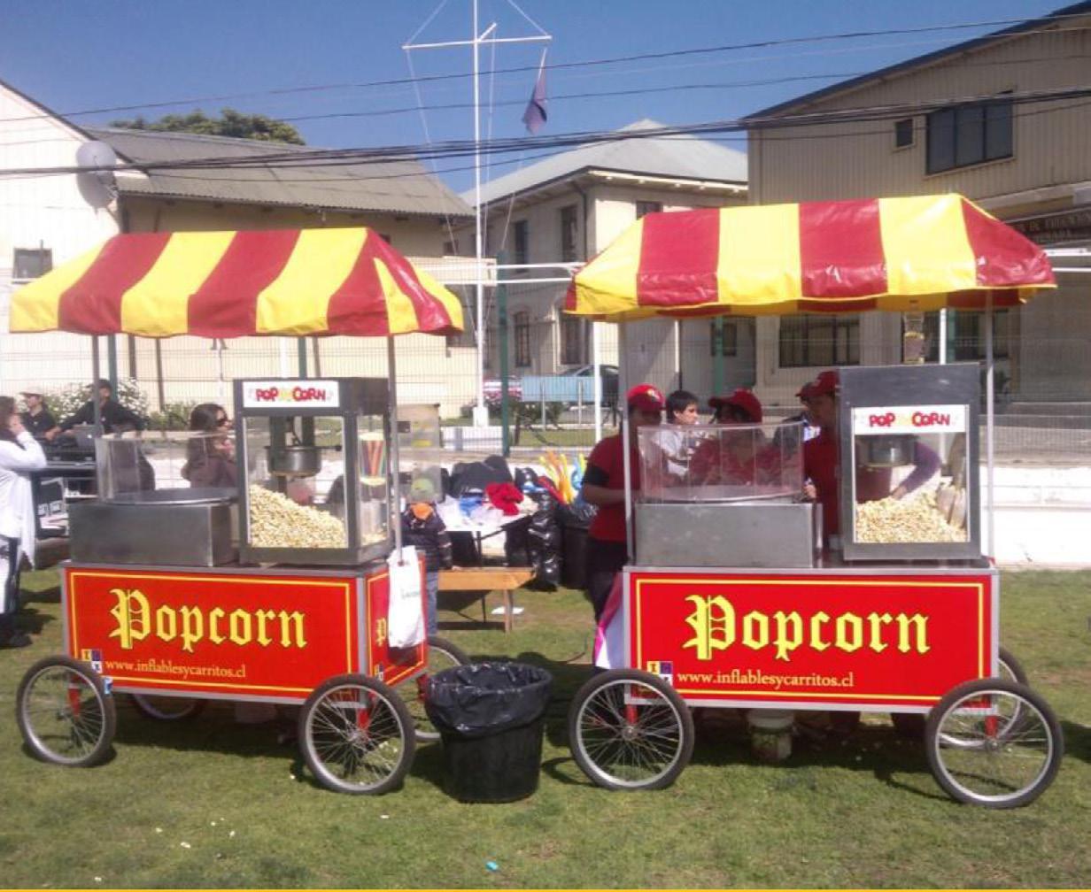 Carro de Algodón y palomitas